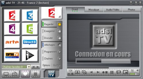 Skin d'adsl TV / FM