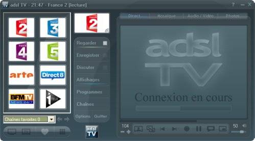 Skin d'adsl TV / FM