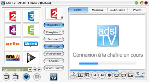 Skin d'adsl TV / FM