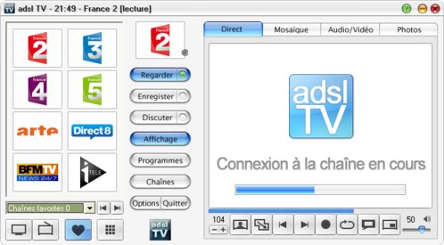 Skin d'adsl TV / FM