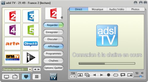 Skin d'adsl TV / FM