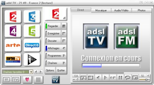 Skin d'adsl TV / FM