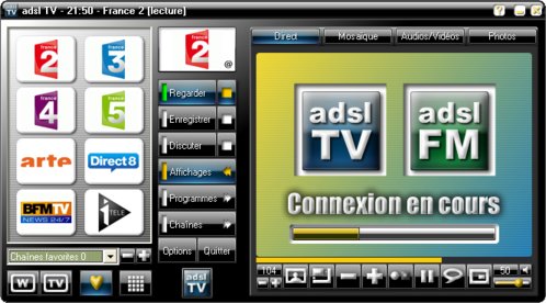 Skin d'adsl TV / FM