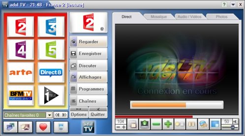 Skin d'adsl TV / FM