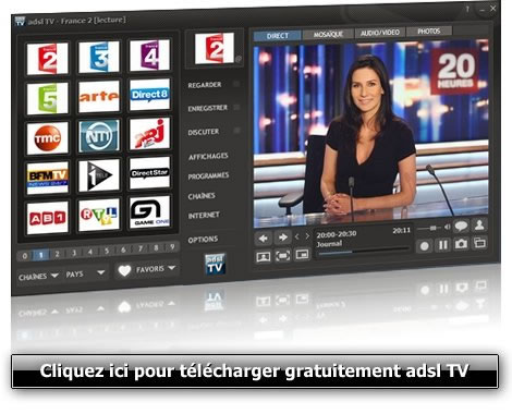 Télécharger adsl TV